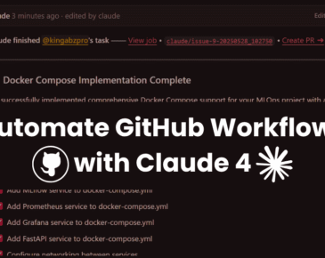 Automate GitHub Workflows with Claude 4