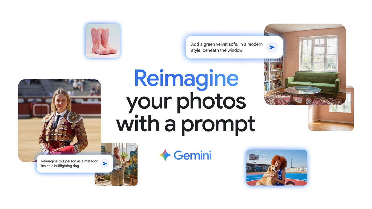 Google announces native image editing in Gemini app