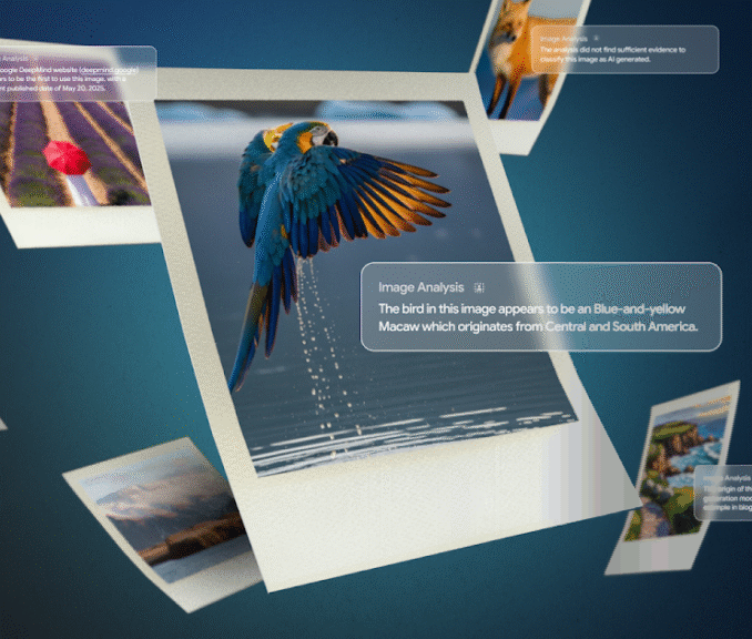 Exploring the context of online images with Backstory