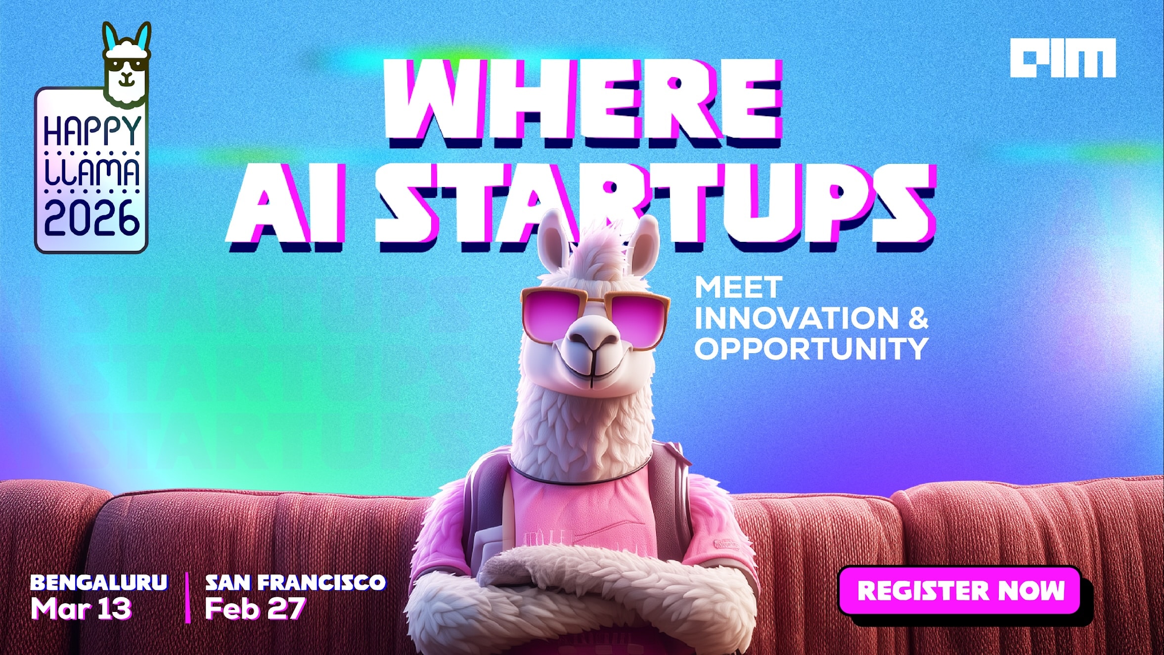 Happy Llama 2026 The Must-Attend Summit for AI Startups Now in Bangalore and San Francisco