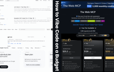 How to Vibe Code on a Budget
