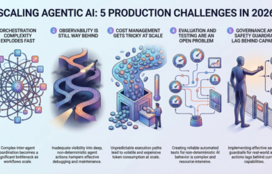 5 Production Scaling Challenges for Agentic AI in 2026
