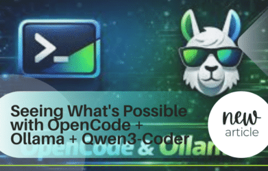 Seeing What's Possible with OpenCode + Ollama + Qwen3-Coder