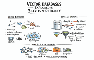 Vector Databases Explained in 3 Levels of Difficulty
