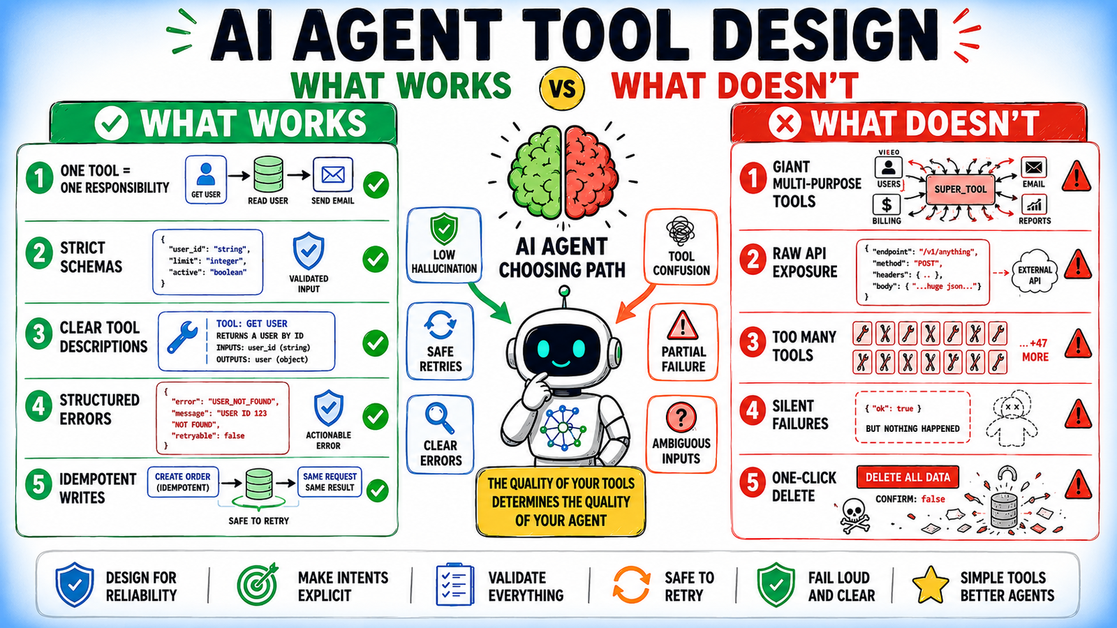 AI Agent Tool Design: What Works and What Doesn't